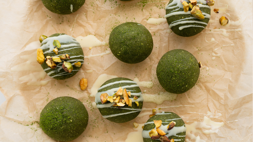 Matcha & Vanilla Protein Balls