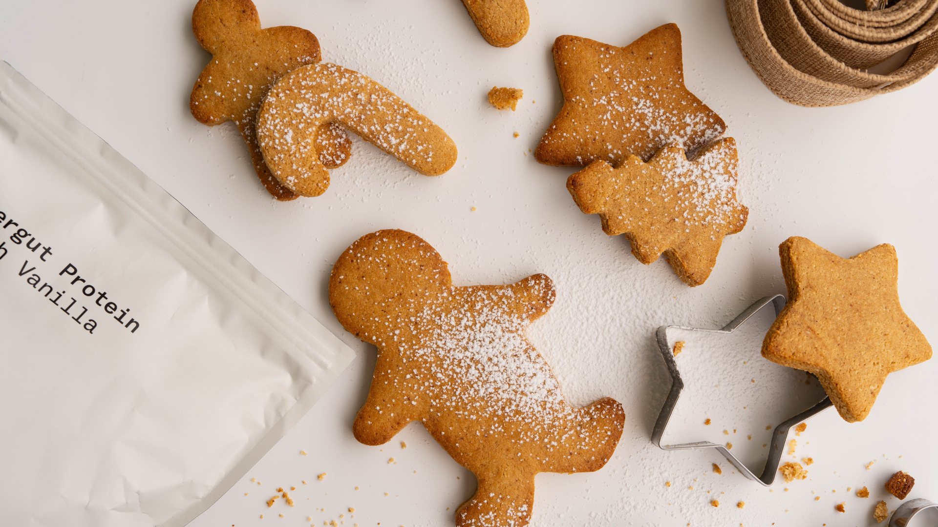Protein Packed Gingerbread Cookies