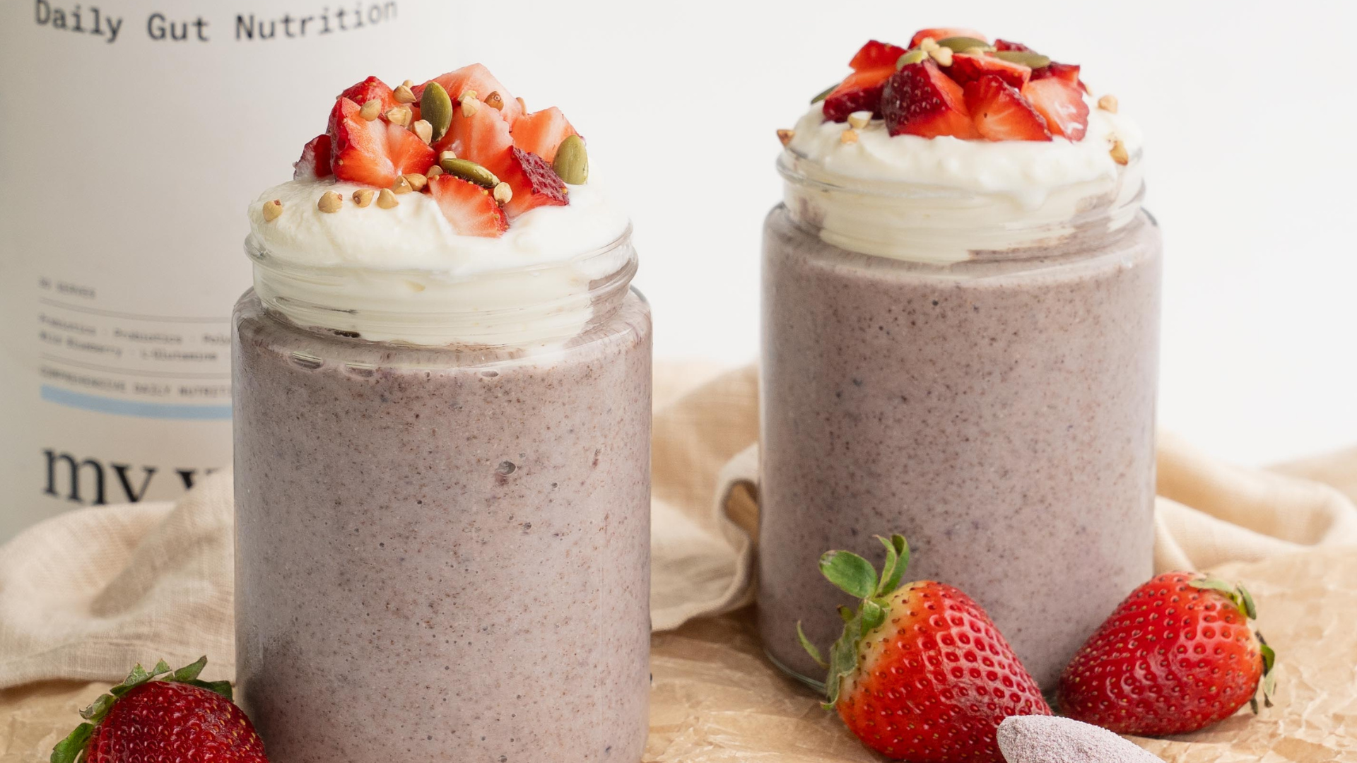 Mixed Berry Prebiotic Chia Pudding | Creamy & Gut-Nourishing