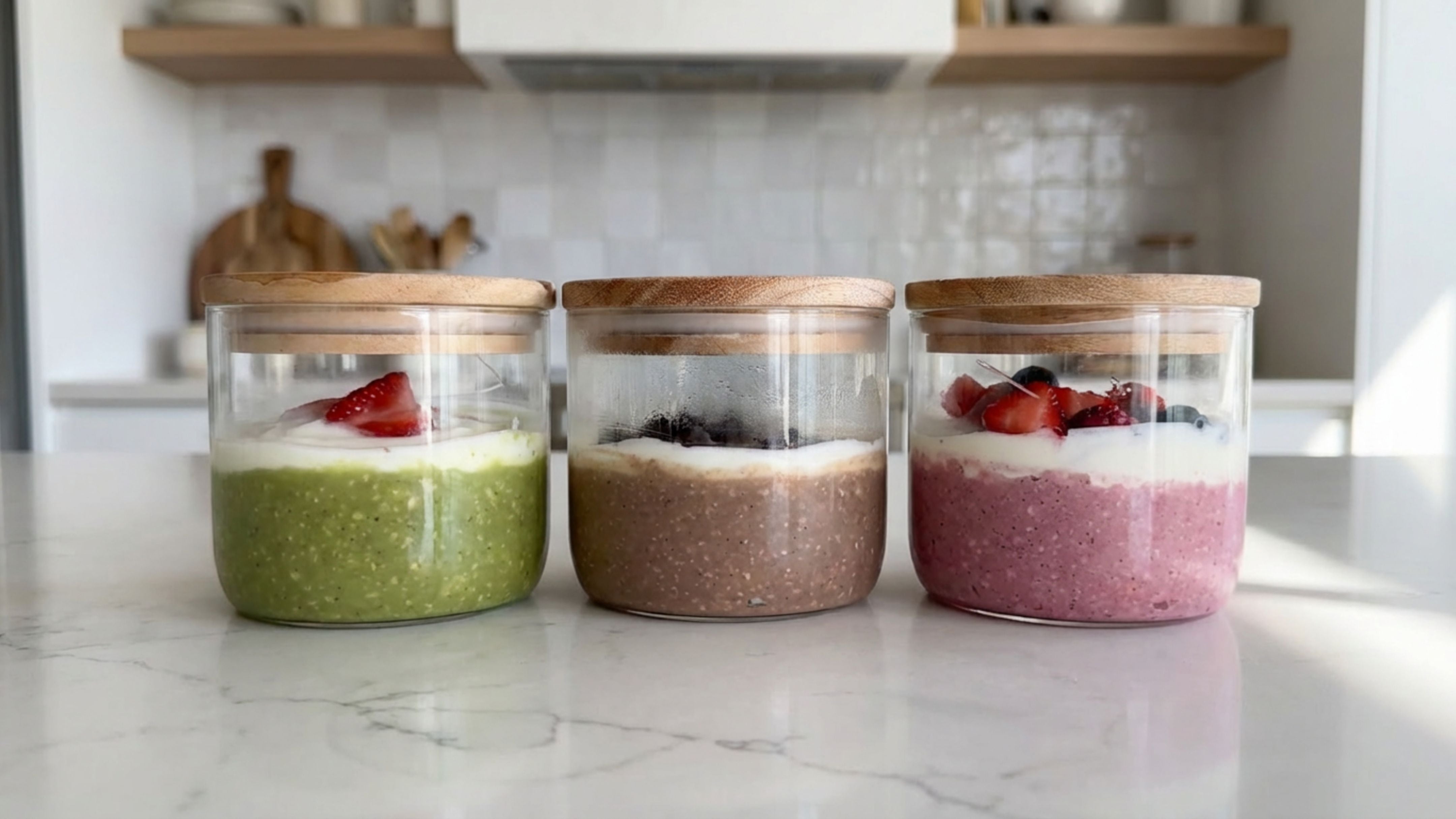 Gut-Friendly High Protein Overnight Oats