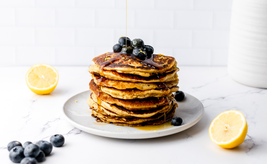 Collagen Ricotta Lemon Pancakes