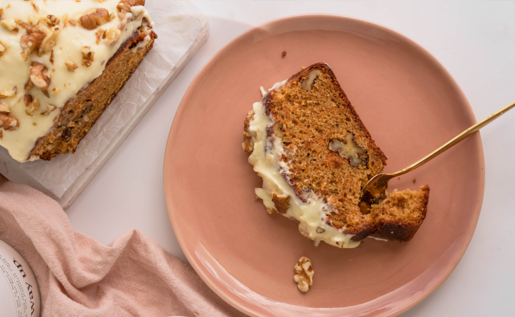 Low FODMAP Collagen Carrot Cake