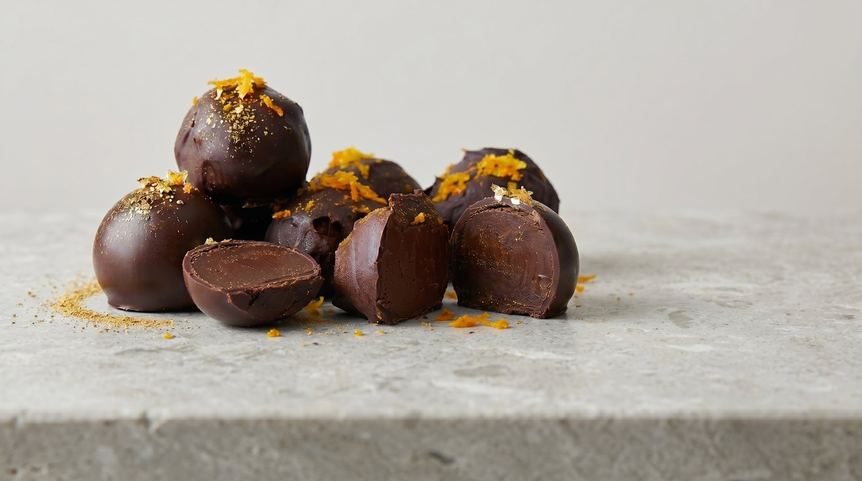 No-Bake Double Choc Collagen Truffles